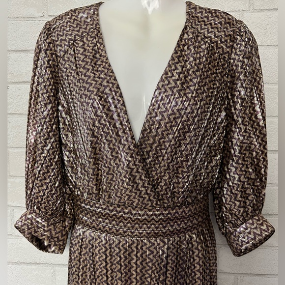 ba&sh Shimmering High Low Dress